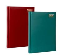 MP Agenda 2026 un jour par page, format A5, planificateur annuel multiangles (ESP, ING, FR et ALE), fermeture à anneaux, couverture PU protectrice