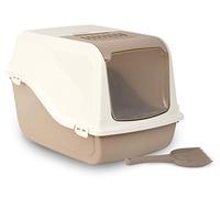 MP Bergamo Maison De Toilette Ariel Top Free + Pelle À Litiere pour Chat Beige Beige