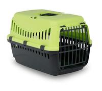 MP BERGAMO Panier Transport Gipsy 50 Porte Plastique pour Chat Vert Citron 7 kg