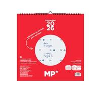 MP - Calendrier mural 2026 mois vue janvier - décembre (12 mois), planning annuel 2026, planificateur mensuel neutre - Foires au Portugal, 30 x 30 cm