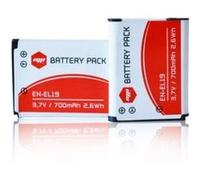 MP EXTRA - Batterie 2 x - Li-Ion - 700 mAh - 2.6 Wh - pour Nikon Coolpix A100, A300, S2900, S32, S33, S3700, S5300, S6800, S6900, S7000, W100, W150 G
