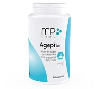 MP Labo Agepi® Omega 3-60 Capsules pour Chien et Chat - Riche en Acides Gras Essentiels
