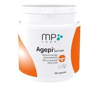 MP Labo - Capsules Agepi® Omega 3 Omega 6 - 90 capsules pour chien et chat - Vitamines A et E