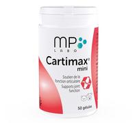 MP Labo Cartimax® - Soutien de la Fonction Articulaire pour Chien et Chat - Glucosamine, Harpagophytum, Reine des Prés, Bambou et Oligo-éléments (Mini 50 gélules)