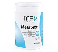 MP Labo Metabax® 50 Gélules - Stimulant du Métabolisme Général pour Chien et Chat - Contient de la Vitamine E