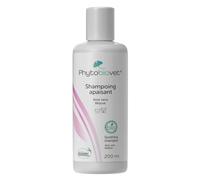 MP Labo Phytobiovet® Shampoing Apaisant pour Chien et Chat 200 ML - A l’Aloe Vera et à la Mauve - Labellisé Ecocert Ecosoin Bio des Animaux