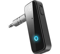 MP MPAD PCASE Récepteur Voiture Adaptateur Jack Bluetooth5.0 transmetteur, Bluetooth Aux 3.5mm Portable sans Fil pour TV Haut Parleur Ordinateur Casque