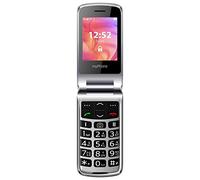 Myphone Rumba 2 (0.03 Go, noir-argent, 2G), Téléphone portable, Argent, Noir