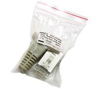 [MP0011] LOGILINK Connecteur Modulaire Blindé 8P8C RJ45 p cable rond Manchon ...
