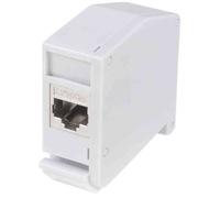 [MP0056] LogiLink Professional Keystone Adaptateur Rail DIN avec raccord Cat....