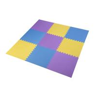 MP10 MULTIPACK JAUNE-BLEU-VIOLET TAPIS DE PROTECTION PUZZLE 60x60x1,0 CM (LOT DE