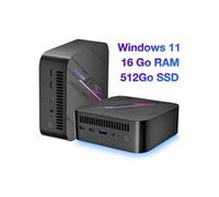 BLACKVIEW MP100 Mini PC 16GO 512GO Windows 11 PRO HOME-NOIR Noir