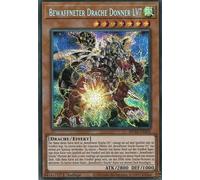 MP22-DE002 - Dragon armé Donner LV7 - Secret Rare - 1ère édition - Allemand - Mega Tin 2022 - Avec protection d'expédition MZTCG Yugioh