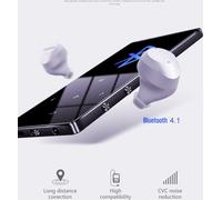 MP3 lecteur MP4 avec écran Bluetooth haut-parleur tactile et HiFi intégré portable Walkman Radio /FM/ enregistrement argent