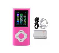 MP3 Player HiFi Lossless Rechargeable 1.8in TFT Screen Portable Music Player with Electronic Book Radio Recorder Roseate Plus 8GB Card