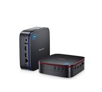 Blackview MP60 Mini PC Intel Alder Lake N150 (jusqu'à 3.6 GHz) 16GB LPDDR5 RAM 512GB M.2 ,Micro Desktop PC, 2 HDMI, Gigabit Ethernet, 5G WiFi, USB 3.0*2 noir