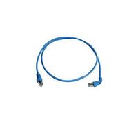 MP8 FS 500 - Cordon de raccordement - RJ-45 (M) pour RJ-45 (M) - 1 m - SFTP, PiMF - CAT 6a - connecteur à 90°, démarré, sans halogène, sans crochet,