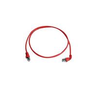 MP8 FS 500 - Cordon de raccordement - RJ-45 (M) pour RJ-45 (M) - 2 m - SFTP, PiMF - CAT 6a - connecteur à 90°, sans halogène, moulé, sans crochet -