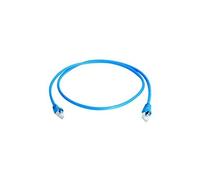 Câble de raccordement réseau informatique RJ45 Telegärtner 100008265 CAT 6a S/FTP bleu 2.00 m