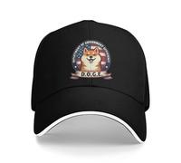 MPBGAOGP Casquette de Baseball pour Hommes, Doge Département du Gouvernement Efficacité Caps pour Hommes Femmes Cool Casquette de Baseball Chapeau de Soleil Casual Headewear Réglable, Cadeau