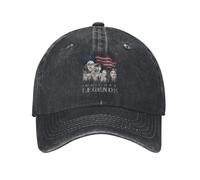 MPBGAOGP Casquettes Homme,American Legends Mount Rushmore Stooges Parody Demin Trucker Hat Léger Hommes Chapeaux Casquette de Baseball pour Femmes,Cadeaux Anniversaire Homme
