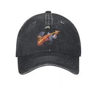 MPBGAOGP Casquettes Homme,Dirk Straits Money for Nothing Album Art Demin Trucker Hat Respirant Design Hommes Chapeaux Casquette Baseball Hommes,Cadeaux Anniversaire Homme