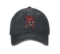 MPBGAOGP Casquettes Homme,Eijiro Kirishima Anime Demin Cap Casquette de Baseball légère pour Hommes,Cadeaux Anniversaire Homme
