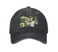 MPBGAOGP Casquettes Homme,Menace to Society 1993 Capuche Film Denim Chapeau Outdoor Adventures Casquettes Hommes Casquette Homme Été,Cadeaux Anniversaire Homme