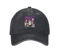 MPBGAOGP Casquettes Homme,Missy Elliott 2024 Tour Grafik-T-Shirt Demin Cap Casquette légère Femmes Casquette de Baseball pour Hommes,Cadeaux Anniversaire Homme