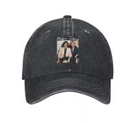 MPBGAOGP Casquettes Homme,Moderne Parlant Rétro Vintage Radio Host Denim Chapeau Respirant Design Hommes Chapeaux Casquette De Baseball pour Hommes,Cadeaux Anniversaire Homme