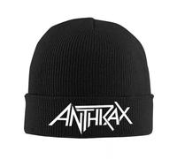 MPBGAOGP Chapeau Homme Anthrax Band Tricot Manchette Bonnet Chapeaux pour Hommes Femmes Hiver Chaud Bonnets Tricot Bonnet Casquette Cadeaux personnalisés