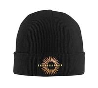 MPBGAOGP Chapeaux pour Hommes en Pur Coton, Soundgarden Black Hole Sun Knitted Caps Bonnets pour Hommes Femmes Chapeaux Automne Hiver Acrylique Casual Melon Cap,Cadeau