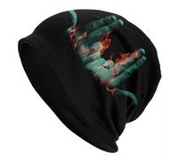 MPBGAOGP Hiver Chaud Chapeau Unisexe Custom Jul Symbol Skullies Bonnets Capuchons Unisexe Hiver Chaud Tricot Chapeau Cool Adulte Français Rappeur Musique Bonnet Chapeaux Extérieur Ski Cap Cadeau