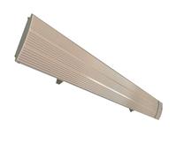 Mpc Marbella 1500w Chauffage Ceramique Infrarouge Blanc Pas Demission De Lumiere Element Chauffant En Alliage Daluminium Extrude Revêtement Ceramique Telecommande Ip65