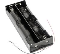 MPD BH26DW Support de pile 6x LR20 (D) raccordement par fils (L x l x H) 201 x 73 x 29 mm