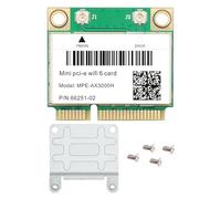 MPE-AX3000H Carte Wi-Fi 6 avec Bluetooth 5.2 PCIe, 574 Mbit/s + 2,4 Gbps AX3000, 160 MHz, OFDMA, MU-MIMO, pour ordinateur portable, faible latence pour jeu/streaming, compatible avec Windows 10/11 64