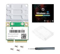 MPE-AX3000H WiFi 6 Carte sans fil double bande 802.11ax Demi-mini PCI-E WiFi PCI Express Adaptateur réseau BT5.2 2,4 GHz 574 Mbps 5 GHz 2,4 Gbps (160 MHz) pour Windows 10/11 64 bits Meilleure carte WiFi 7260HMW