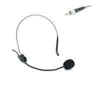 MPE Micro Serre tête Casque sans Fil a condensateur omnidirectionnel Jack 3,5mm avec Filetage Femelle Compatible avec Microphone Radio Proel/Sennheiser