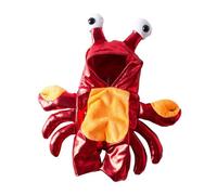 MpE119 Costume amusant d'Halloween de crabe dans un chien et chat de petite et moyenne taille (rouge, S)