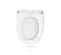 MPENGOZ Abattant WC en Forme de V/U avec Coussinet Tampon, Fixation Rapide, Ultra résistant, Montage sur Le Dessus, pour Salle de Bain, A-41-43,5 cm x 34,5 cm