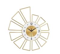 MPENGOZ Horloge Murale de Salon, Horloge Murale de décoration Moderne, Horloge Murale en métal de 20 Pouces, silencieuse, sans tic-tac, Facile à Lire pour Le Salon (20 Pouces)