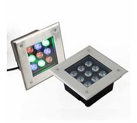 MPENGOZ Spots de Paysage extérieurs, éclairage de Sol carré - Spot de Sol extérieur, Spot LED encastré Ultra-Mince AC 220 V, éclairage Souterrain LED étanche IP66, G