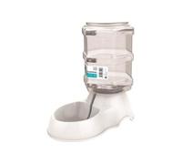 MPETS Distributeur d eau He agonal 3500 ml Pour chien Blanc