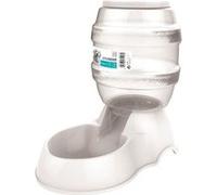 MPETS Distributeur de croquettes Cylinder 3500ml Pour chien Blanc Blanc G