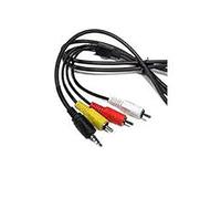 MPF Products VMC-20FR Câble audio vidéo AV RCA de remplacement compatible avec certains caméscopes numériques Sony (modèles compatibles répertoriés dans la description ci-dessous)