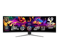 MSI MPG 491CQPXDE QD-OLED écran plat de PC 124,5 cm (49") 5120 x 1440 pixels Dual QHD Noir