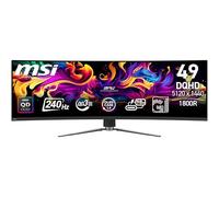 MSI MPG 491CQPXDE QD-OLED écran plat de PC 124,5 cm (49") 5120 x 1440 pixels Dual QHD Noir