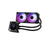 MSI MPG CORELIQUID K240 Kit Watercooling CPU, Pompe LCD avec Ventilateur 60mm, 2x 120mm ARGB TORX FAN 4.0, Tuyaux Anti-Évaporation, Compatible GI Cooling, Mystic Light et Sockets AMD & Intel