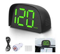 MPH GPS Compteur de vitesse numérique de Voiture, Indicateur de Vitesse avec LED Grand affichage de police pour Vélo Moto Camion