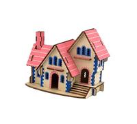 MPIUET Casse-tête 3D pour adultes, cabane en bois à construire soi-même pour adultes, modèle de construction de chalet de campagne, casse-tête 3D, maison de poupée (FHSDFG)